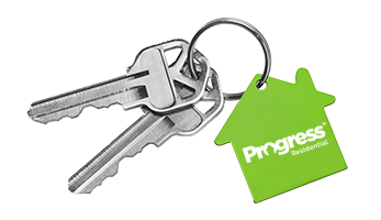 Progress Residential Concession Banner Headline Image showing a keychain